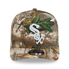 Load image into Gallery viewer, Chicago White Sox New Era Real Tree Camouflage 9Fifty 950 A Frame Pre-Curved Bill Snapback Hat