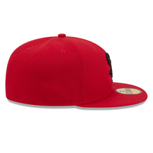 Load image into Gallery viewer, Chicago White Sox New Era 59fifty 5950 Cardinal Red &amp; Black Fitted Hat