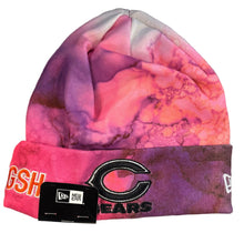 Load image into Gallery viewer, Chicago Bears Crucial Catch Pink and purple marbled beanie from New Era 