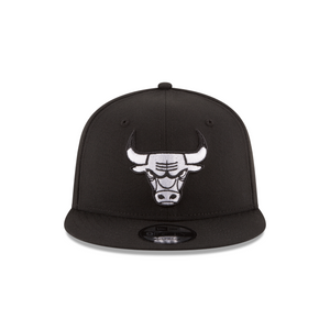 Chicago Bulls New Era 950 9Fifty Black & White Snapback