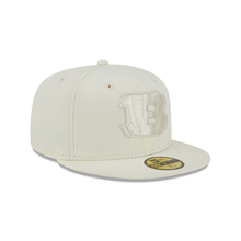 Load image into Gallery viewer, Cincinatti Bengals Ivory 59Fifty 5950 New Era Fitted Cap