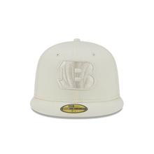 Load image into Gallery viewer, Cincinatti Bengals Ivory 59Fifty 5950 New Era Fitted Cap