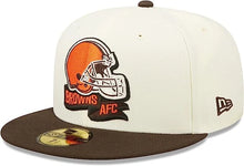 Load image into Gallery viewer, Cleveland Browns New Era 59Fifty 5950 AFC Sideline Fitted Hat