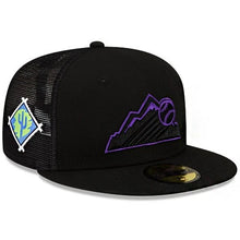 Load image into Gallery viewer, Colorado Rockies Fitted New Era 59Fifty 5950 Trucker Cap