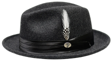 Load image into Gallery viewer, Rocky Collection Wool Felt Fedora Crushable Snap Brim Hat
