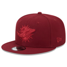 Load image into Gallery viewer, Miami Dolphins Burgundy Color Pack New Era 9Fifty 950 Snapback Cap
