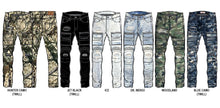 Load image into Gallery viewer, Premium Washed Slim Fit Stretch Cargo Denim Jeans with Zipper Detail