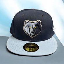 Load image into Gallery viewer, Memphis Grizzlies New Era 2 Tone Navy &amp; Light Blue 59Fifty 5950 Fitted Cap