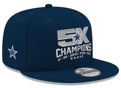 Dallas Cowboys 5X Champs New Era 9Fifty 950 Snapback Hat