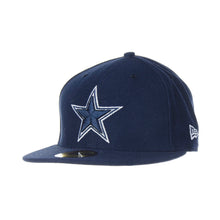 Load image into Gallery viewer, Dallas Cowboys New Era 59Fifty 5950 Navy on Navy Star with White Outline Classic Fitted Cap