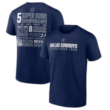 Load image into Gallery viewer, Dallas Cowboys &#39;22 Stats Short Sleeve T-Shirt