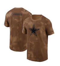 Load image into Gallery viewer, Dallas Cowboys Nike Salute to Service Sideline Short Sleeve Cotton T-Shirt