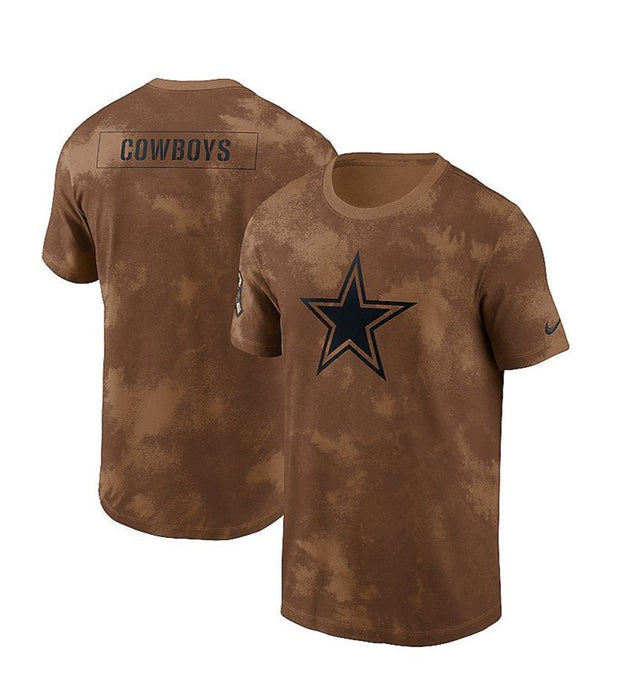 Dallas Cowboys Nike Salute to Service Sideline Short Sleeve Cotton T-Shirt