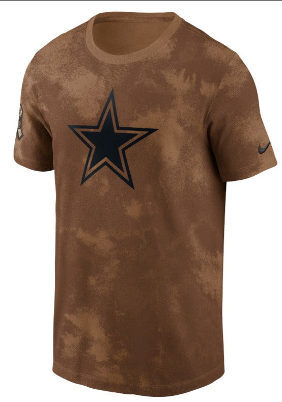 Dallas Cowboys Nike Salute to Service Sideline Short Sleeve Cotton T-Shirt