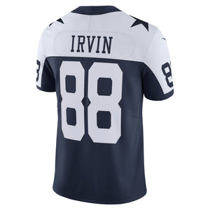 Dallas Cowboys Legend Michael Irvin #88 Nike White & Navy Vapor Limited Jersey