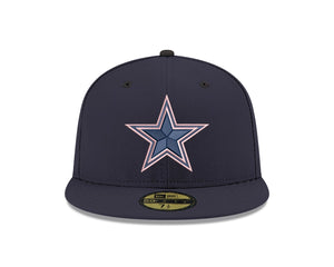 Dallas Cowboys New Era 59Fifty 5950 GCP Star Navy Pink Fitted Cap