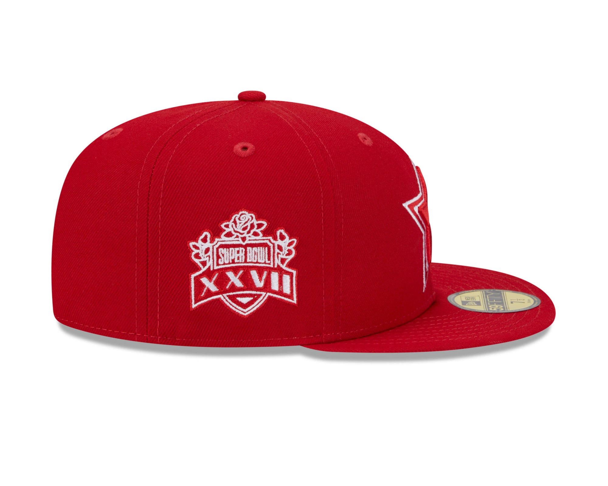 all red dallas cowboys hat
