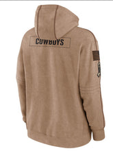 Load image into Gallery viewer, Dallas Cowboys Salute to Service Nike Fleece Sideline Club Pullover Hoodie