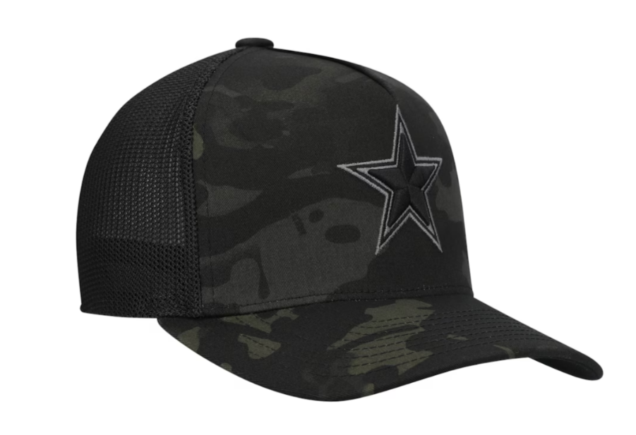 Dallas Cowboys HOOey FlexFit Camo L/XL Fitted Cap