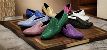 Load image into Gallery viewer, Colorful glittery loafers for Prom, Parties &amp; Weddings!