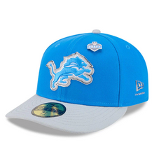 Load image into Gallery viewer, Detroit Lions New Era 59fifty 5950 Curved Bill 2026 Draft Fitted Hat