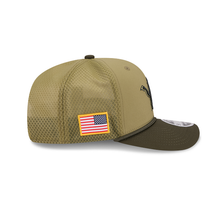 Load image into Gallery viewer, Detroit Lions New Era 9Seventy 970 Salute to Service Stretch Snap On-Field Curved Bill Snapback Cap