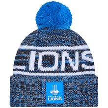 Load image into Gallery viewer, Detriot Lions Pom Sport Knit New Era Sideline Beanie