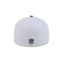 Load image into Gallery viewer, Detroit Lions 59Fifty White &amp; Black Pre-Curved Bill 5950 New Era Fitted Cap