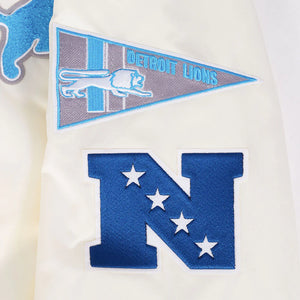 Detroit Lions Retro Classic Rib Satin Pro Standard Jacket