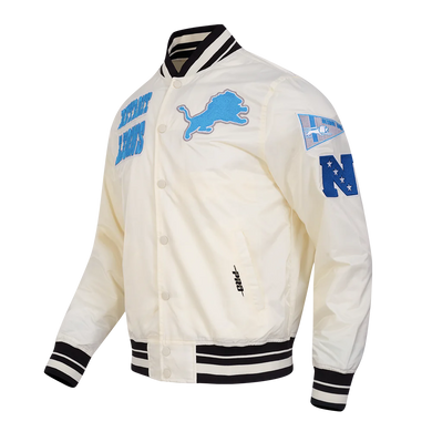 Detroit Lions Retro Classic Rib Satin Pro Standard Jacket