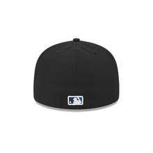 Load image into Gallery viewer, Detroit Tigers New Era 5950 Black &amp; Royal 5950 Fitted Hat with Side Patch