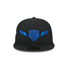 Load image into Gallery viewer, Detroit Tigers New Era 5950 Black &amp; Royal 5950 Fitted Hat with Side Patch