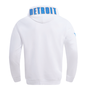 Detroit Lions Classic Chenille White Pullover Pro Standard Hoodie