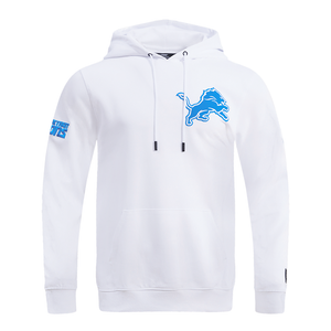 Detroit Lions Classic Chenille White Pullover Pro Standard Hoodie