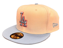 Load image into Gallery viewer, Los Angeles Dodgers New Era 59Fifty 5950 Ivory &amp; Light Blue Fitted Cap