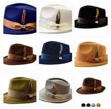 Load image into Gallery viewer, The Hudson Felt Dress Hat by Bruno Capelo