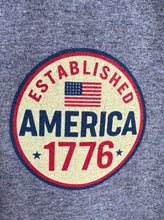 Load image into Gallery viewer, The United States of America 1776 - Land of The Free Home of The Brave USA Flag Tee
