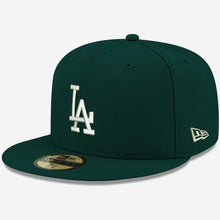 Load image into Gallery viewer, Los Angeles LA Dodgers Fitted 59fifty 5950 New Era Green &amp; White Hat