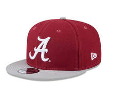 Load image into Gallery viewer, Alabama Crimson Tide New Era 9Fifty 950 Crimson with Gray Bill Snapback Cap