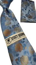 Load image into Gallery viewer, Stacy Adams Tie &amp; Hanky Set - Floral Design