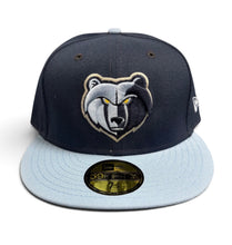 Load image into Gallery viewer, Memphis Grizzlies New Era 2 Tone Navy &amp; Light Blue 59Fifty 5950 Fitted Cap