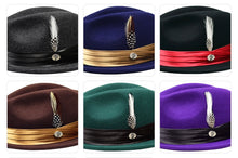 Load image into Gallery viewer, Rocky Collection Wool Felt Fedora Crushable Snap Brim Hat