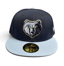 Load image into Gallery viewer, Memphis Grizzlies New Era 2 Tone Navy &amp; Light Blue 59Fifty 5950 Fitted Cap