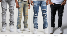 Load image into Gallery viewer, https://shopthelookonline.com/products/premium-washed-rip-repair-distressed-stretch-frwd-jean?_pos=2&amp;_sid=748108041&amp;_ss=r