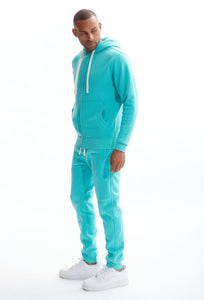 Fleece Zip Up Hoodie by Bleecker & Mercer