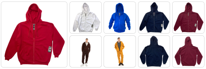 Zip-Up Fleece Hoodie