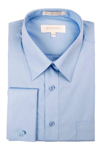 Slim Fit French Cuff Dress Shirt with Links