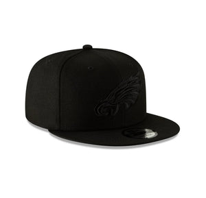 Philadelphia Eagles Double Black New Era 9Fifty 950 Snapback Cap