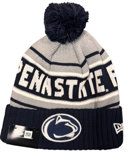 Penn State Nittany Lions New Era Pom Knit Beanie