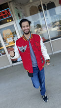 Load image into Gallery viewer, Racing Varsity Jacket with Patches by Bleecker &amp; Mercer